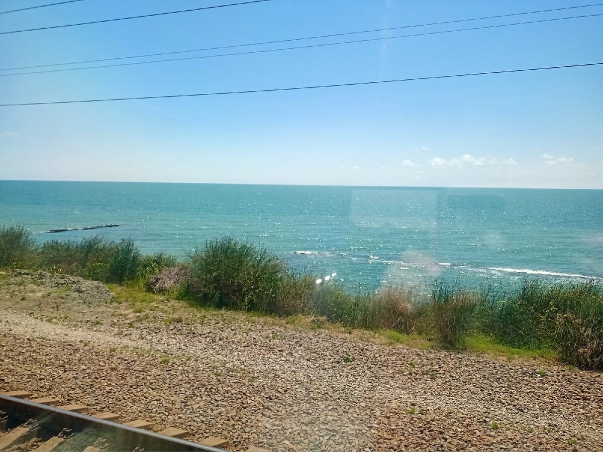 Виды из окна поезда.