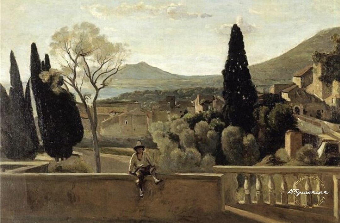 Б. Моризо. Вид Тиволи, 1863