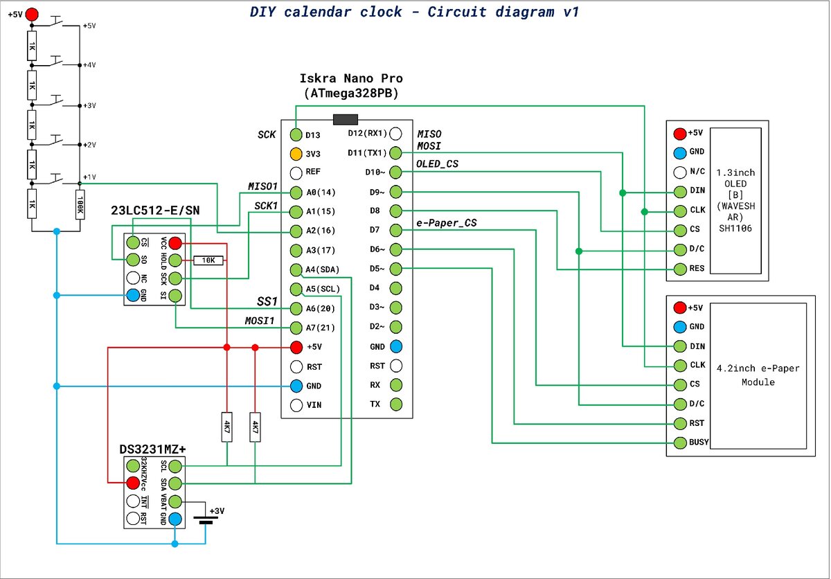 Принципиальная схема ds3231
