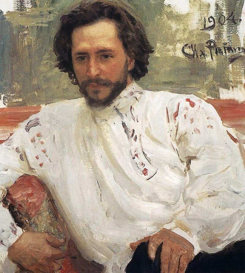 Леонид Андреев. Портрет работы Ильи Репина. 1905 год