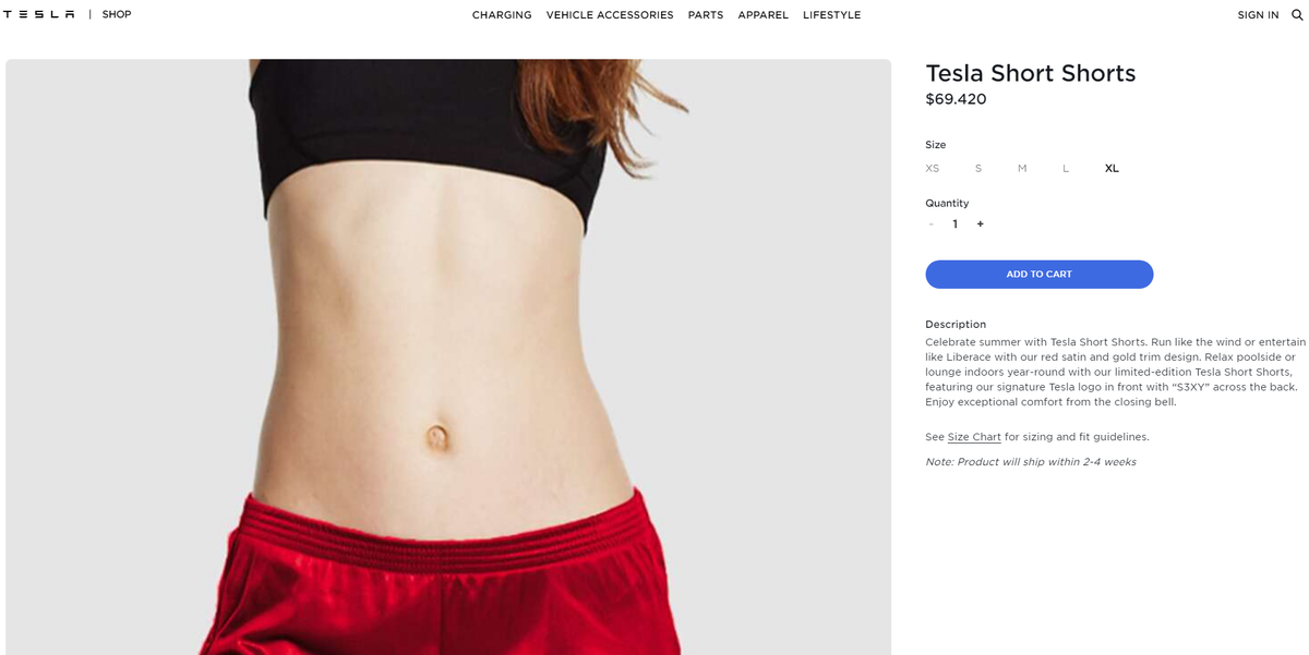 Все размеры разобрали, кроме XL. Сайт также успешно положили.