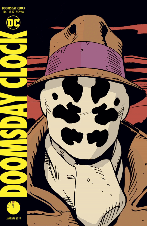 «Doomsday Clock» lenticular cover by Dave Gibbons