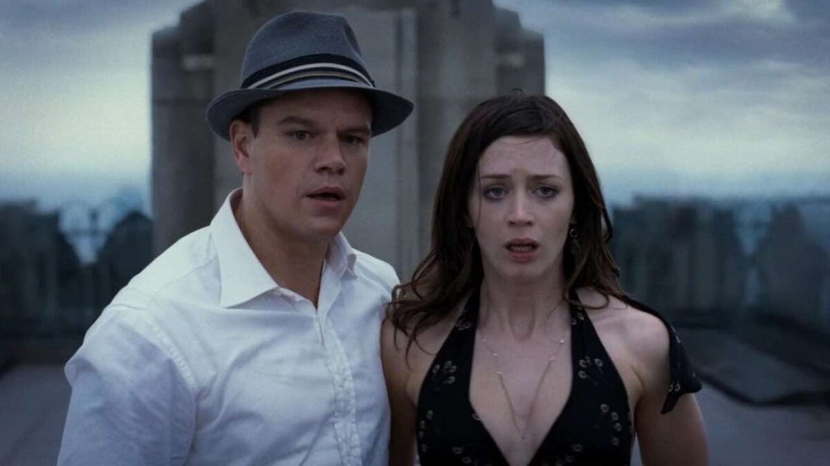 Мэтт Дэймон (Дэвид Норрис) и Эмили Блант (Элиз)