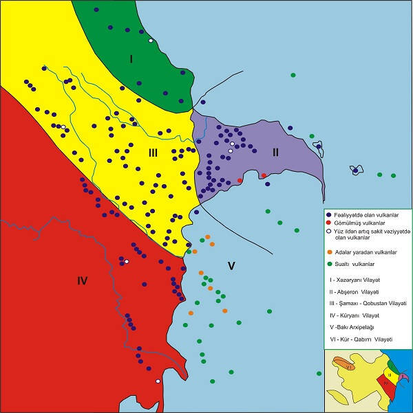 Грязевые вулканы Азербайджана