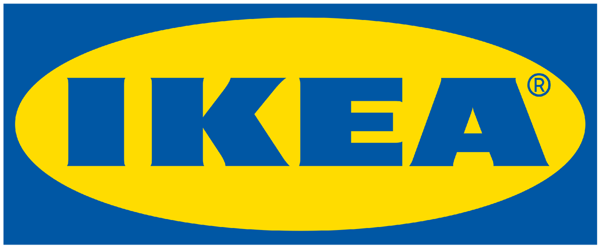 Логотип Икеа, взятый с официального сайта ikea.