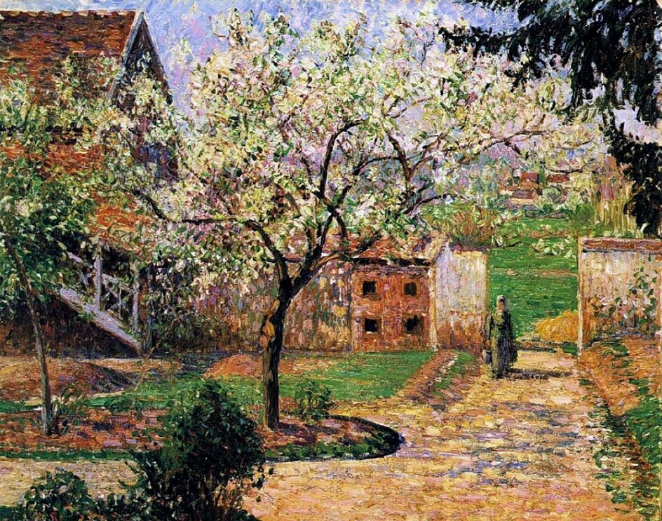 Камиль Писсарро. «Сливовое дерево в цвету», 1894