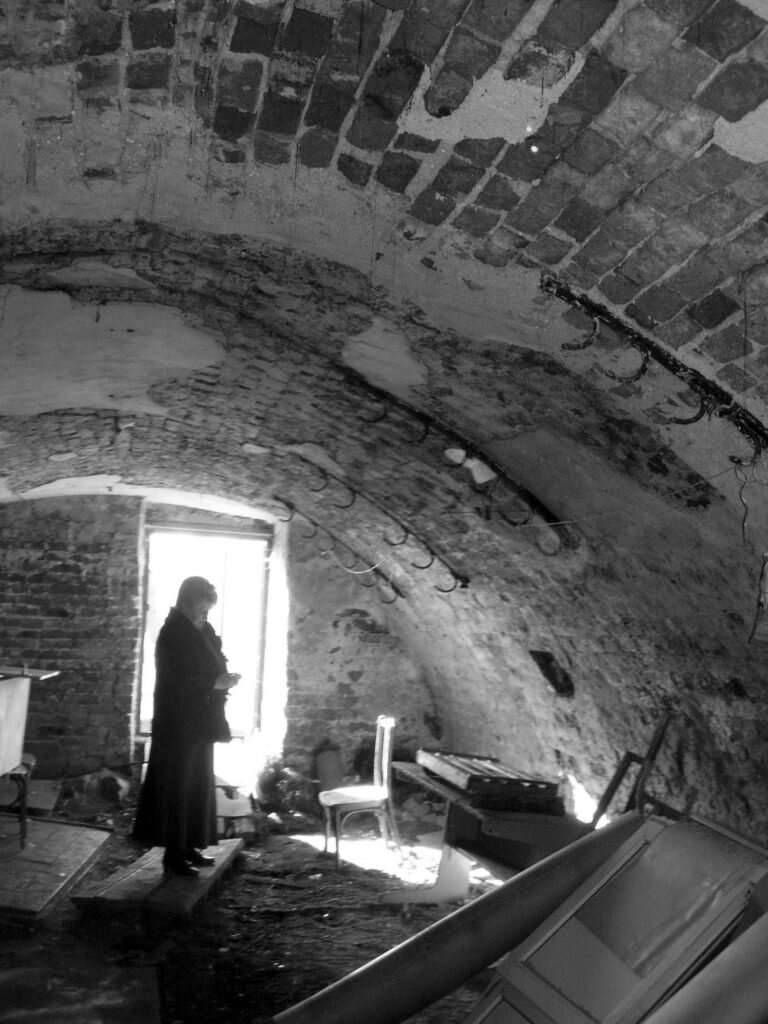 Фото №1. Своды подвала здания №8-а по пер. Луначарского. 2011г. Фото автора.