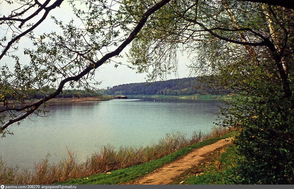 Река Ока в районе Поленово