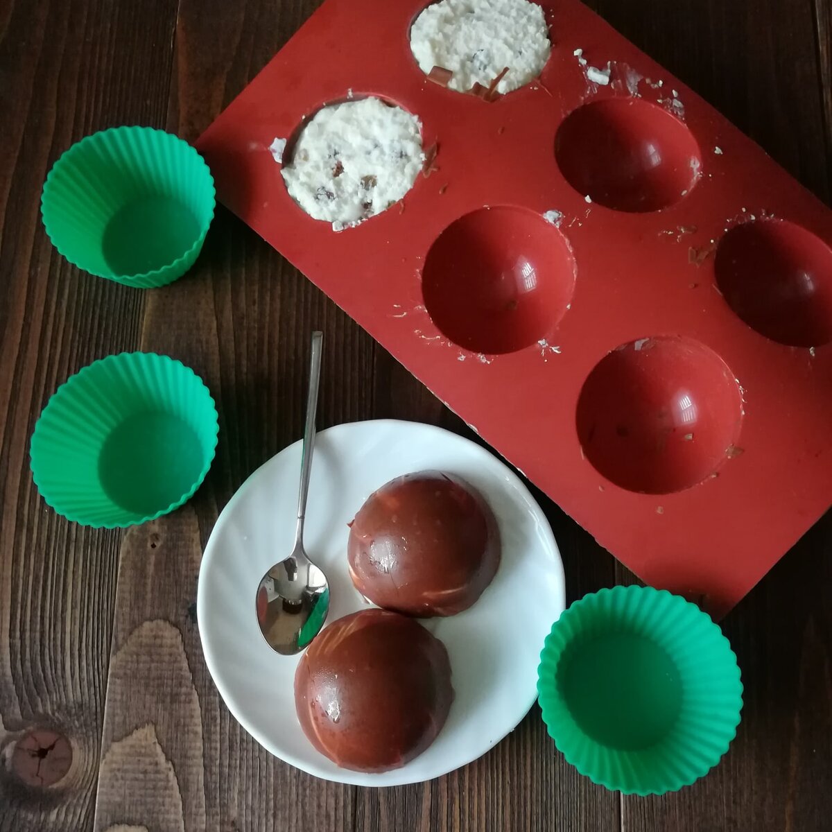 Домашние сырки в шоколаде