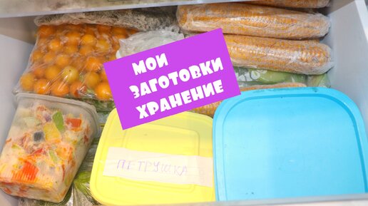 Что в моей морозилке. Хранение и заготовки