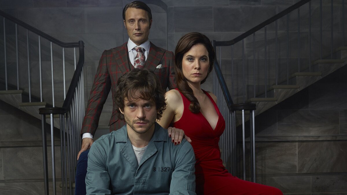 «Ганнибал» (2013-2015) — американский телевизионный триллер канала NBC. Сценарий написан по мотивам серии романов Томаса Харриса.