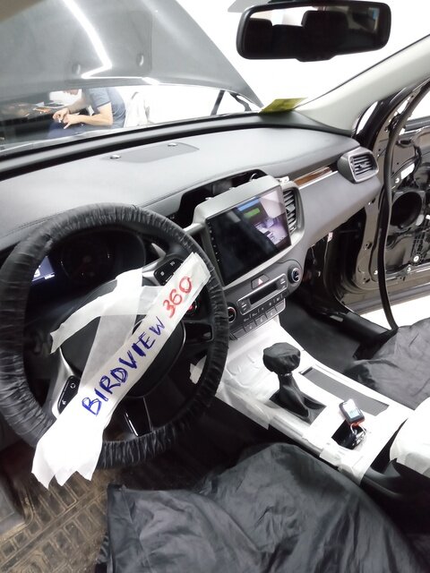 Установка системы кругового обзора на KIA SORENTO PRIME 