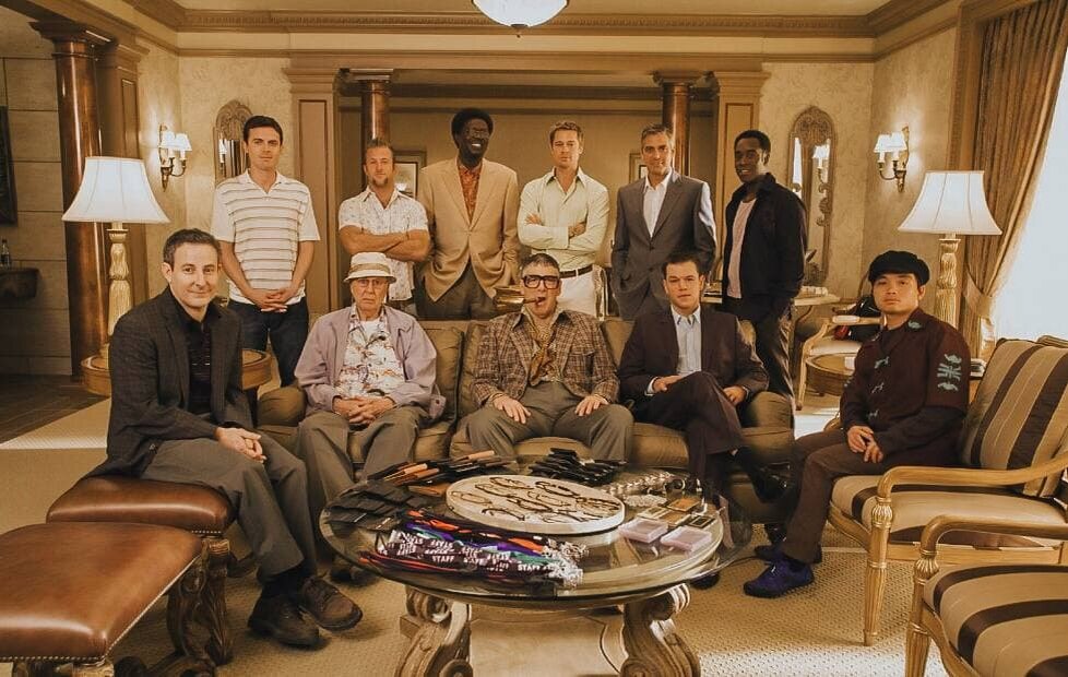 Промосъемки для «11 друзей Оушена», 2001