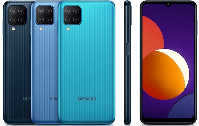 Три цвета корпуса Samsung Galaxy M12