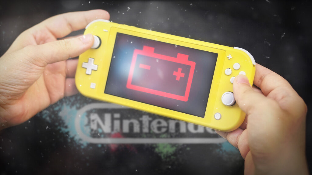 Портативная приставка для игр Nintendo Switch Lite: аккумулятор.
