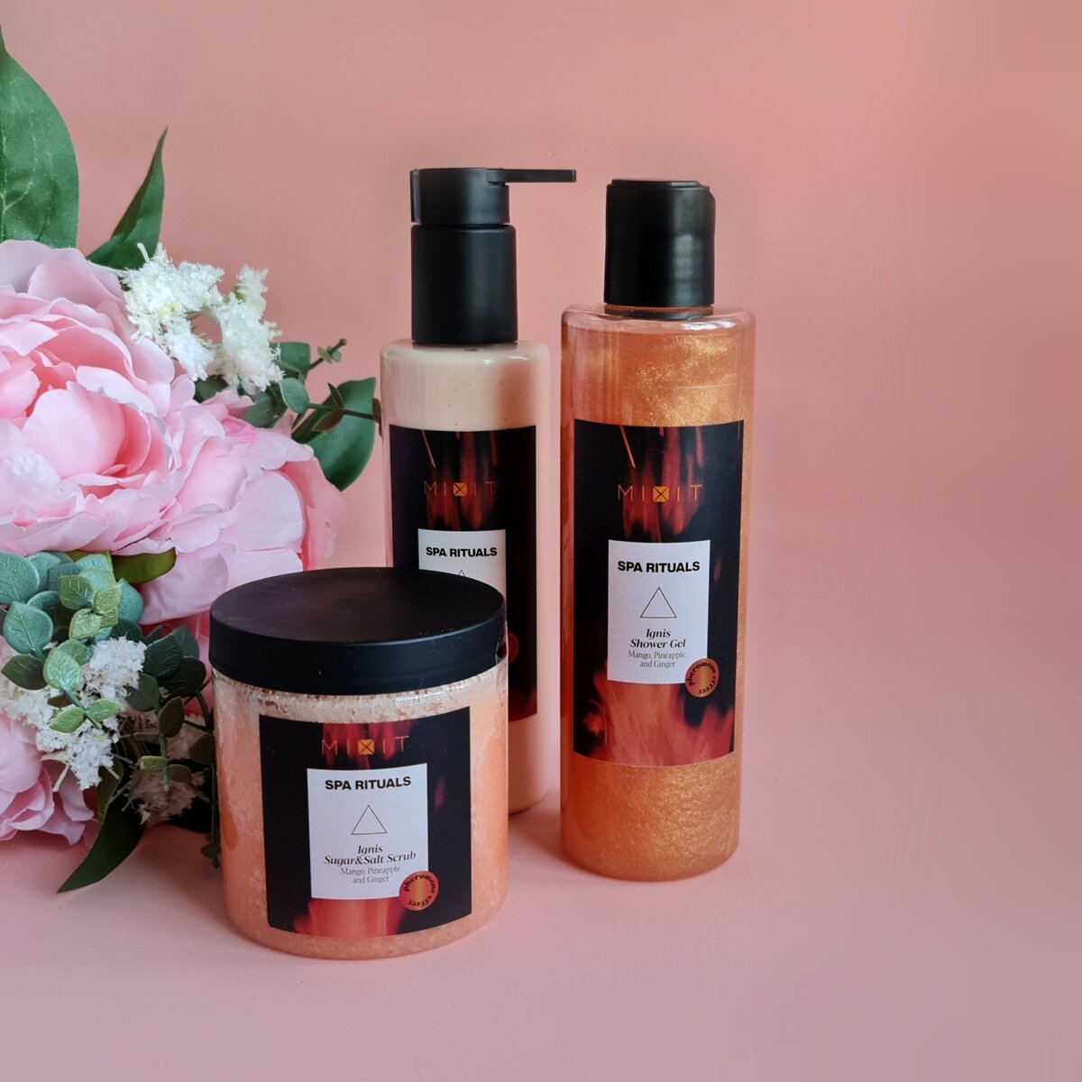 SPA RITUALS "Стихия огня" - летний сочный аромат спелых фруктов, набор который заряжает позитивом.Цена 1 495 руб.