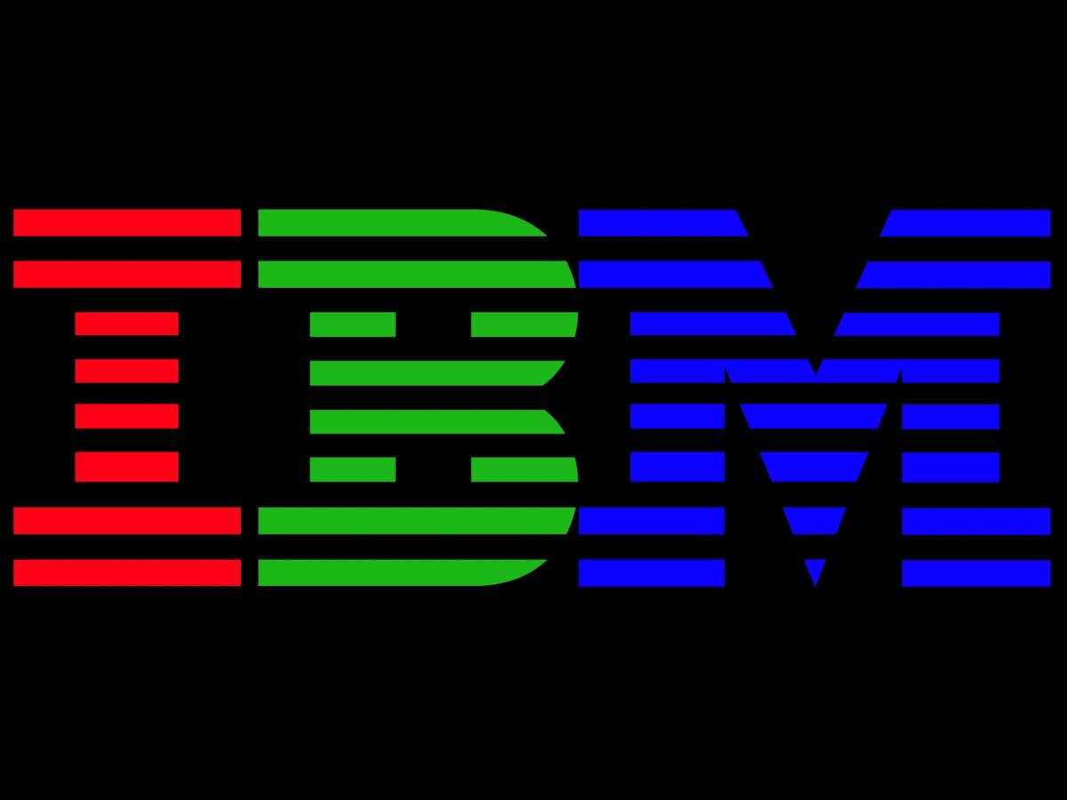 Цветной логотип IBM