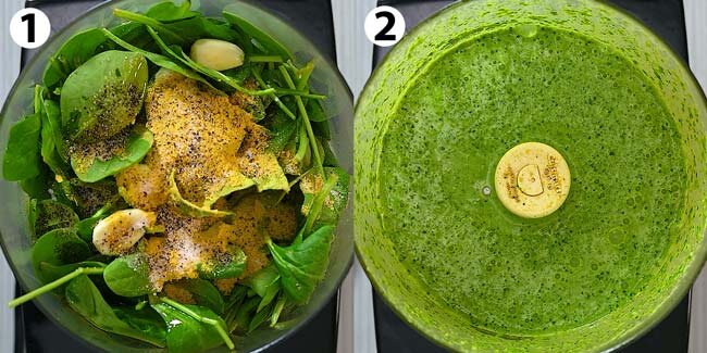 Готовим необычный зеленый соус для макарон!  Фото: cooktoria.com  