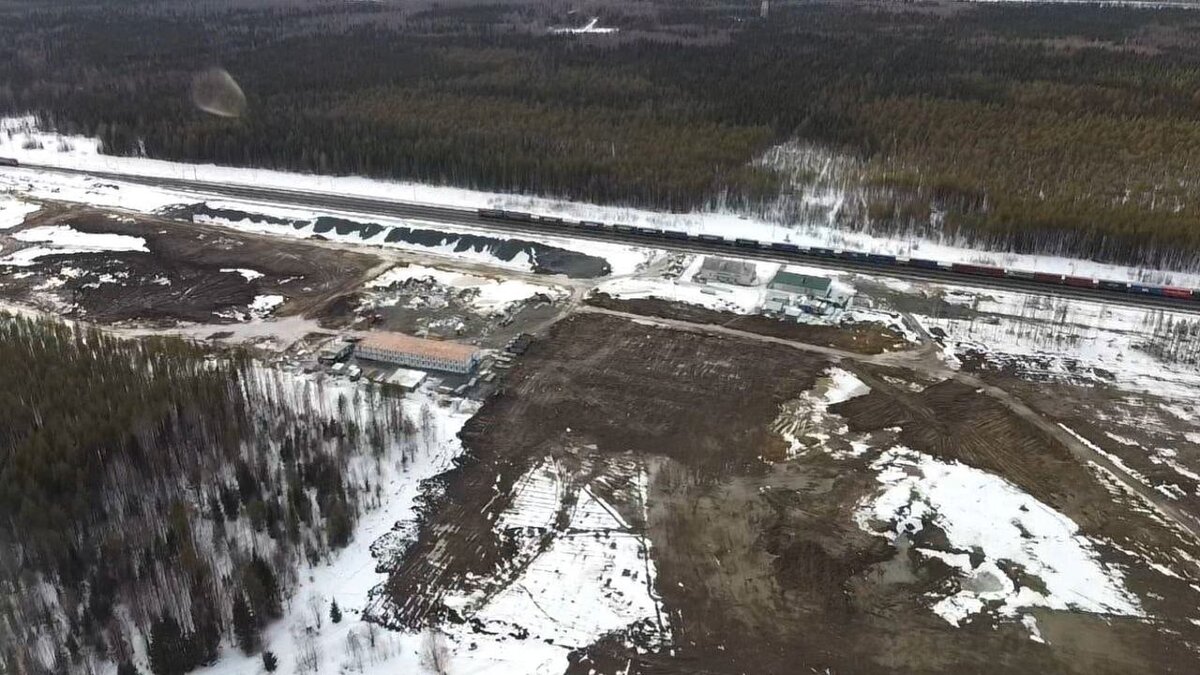 Окрестности станции Шиес