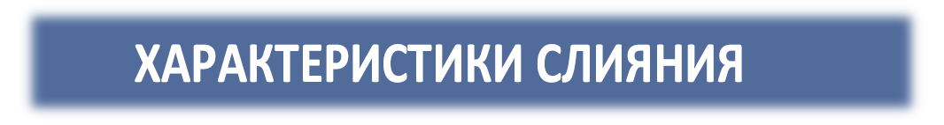 Раздел 1. ХАРАКТЕРИСТИКИ СЛИЯНИЯ.