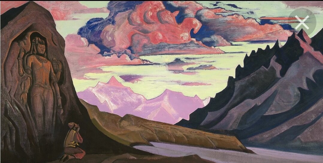 Н.К. Рерих, "Майтрейя Победитель"