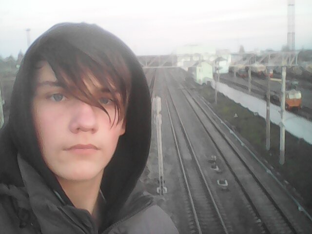 Селфи на жд мосту.