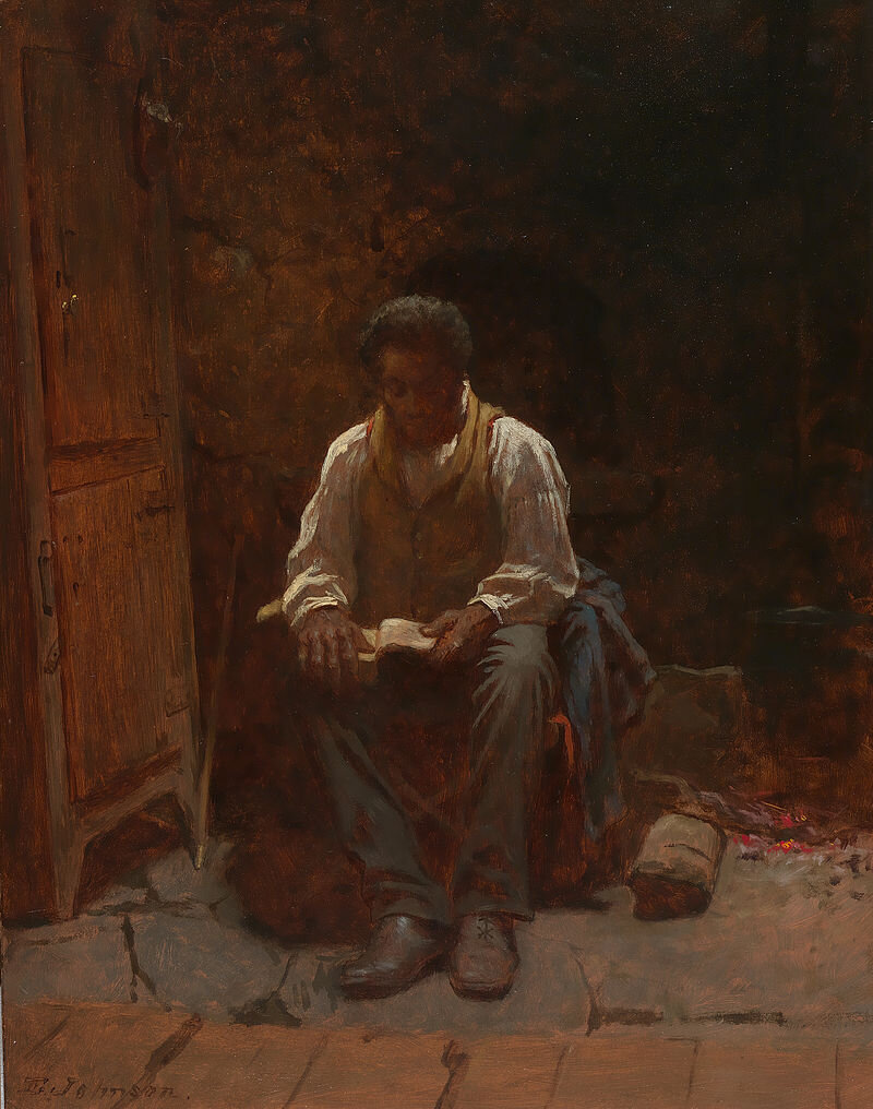 Истмен Джонсон «Господь — пастырь мой» (одна из картин художника, направленная против рабства) / Смитсоновский музей американского искусства, США