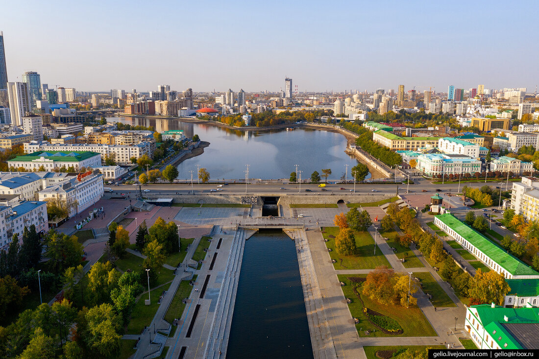 Екатеринбург Плотинка осень