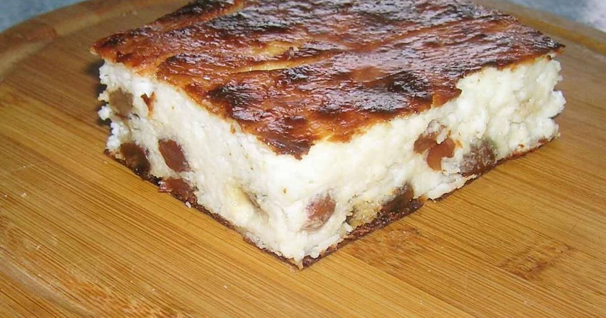 Творожная запеканка на сковородке