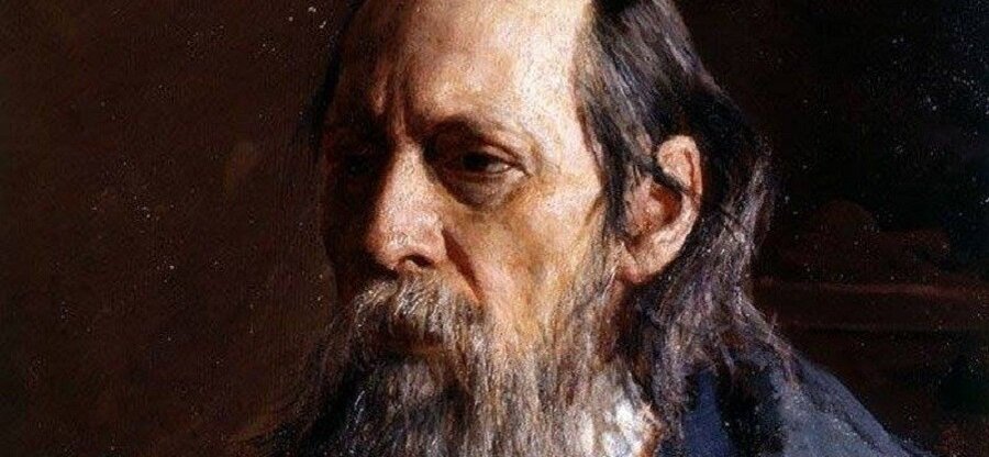М. Е. Салтыков-Щедрин, автор "Господ Головлёвых" - одной из самых мрачных и тяжёлых книг в истории литературы