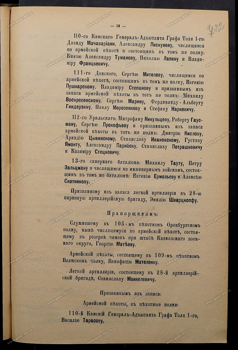 Высочайший приказ от 21 декабря 1915 г. Фото из интернета.