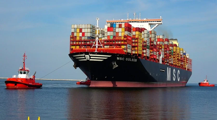 Китайский экспорт в россию. Контейнеровоз MSC Gulsun. Крупнейший контейнеровоз в мире MSC Gulsun. Контейнеровоз MSC Kalina. Контейнеровоз Гулсун.