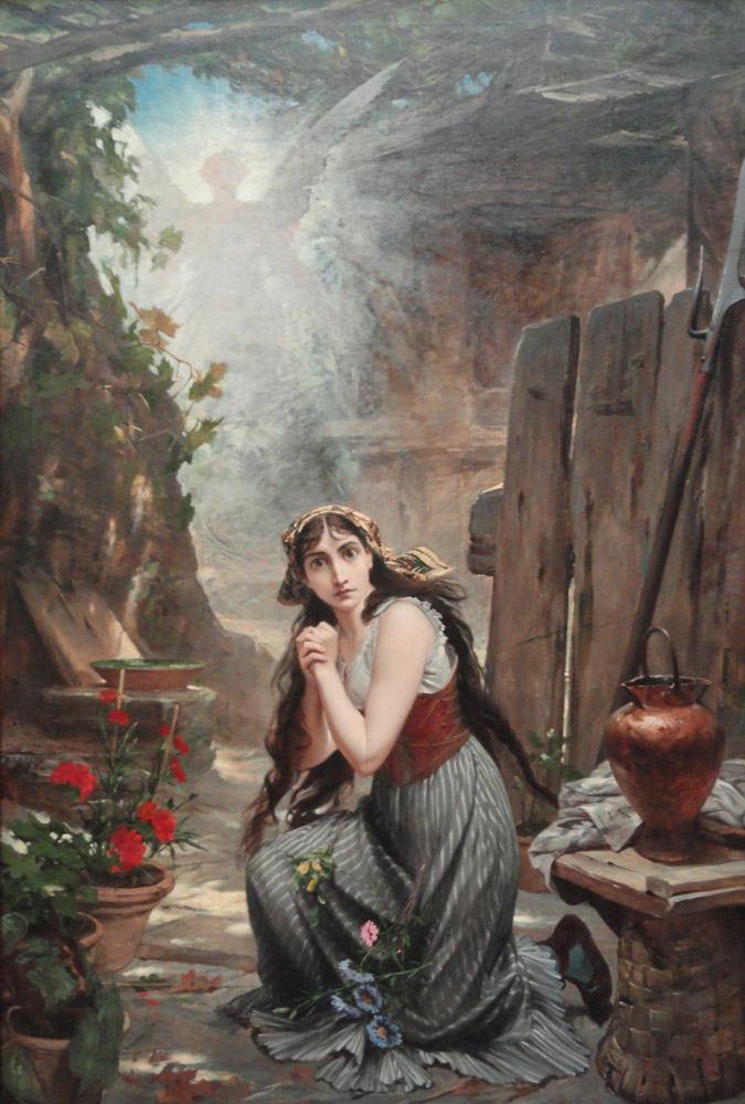 Жанна в Домреми (Педру Америко, 1884 год) 