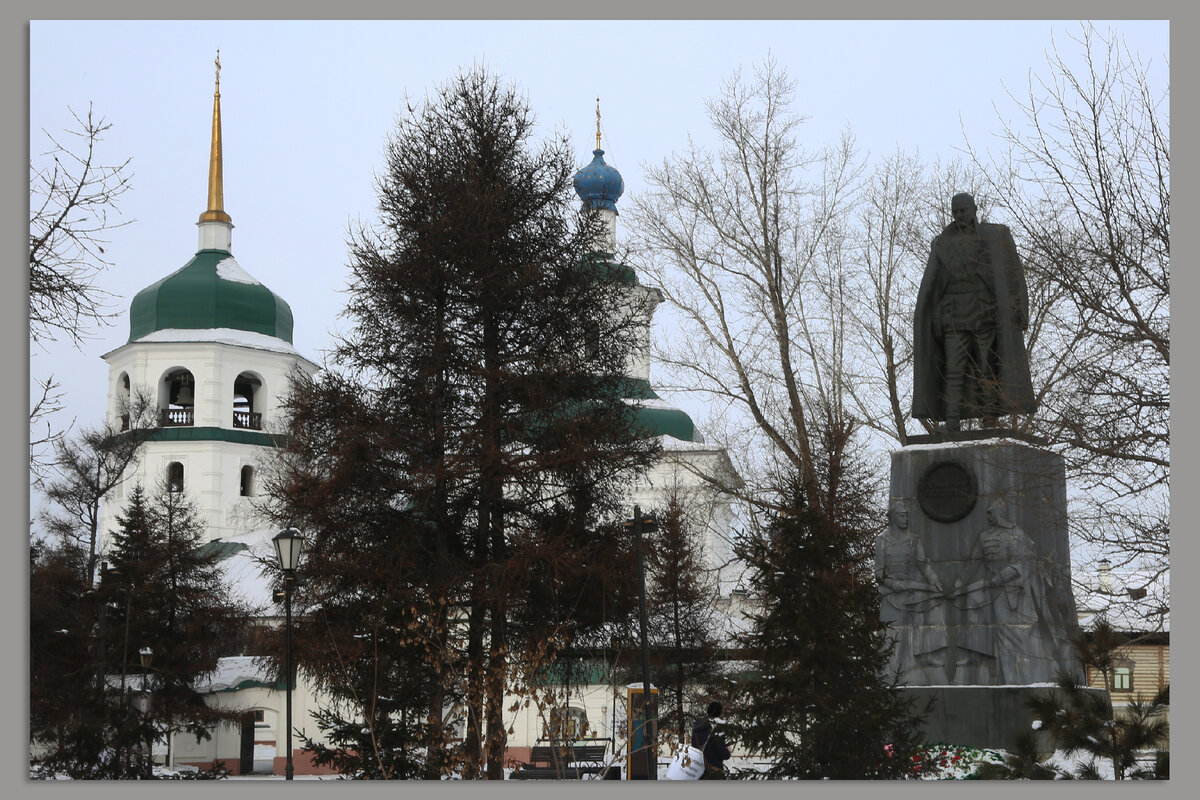 Памятник Колчаку в Иркутске (фото автора публикации)