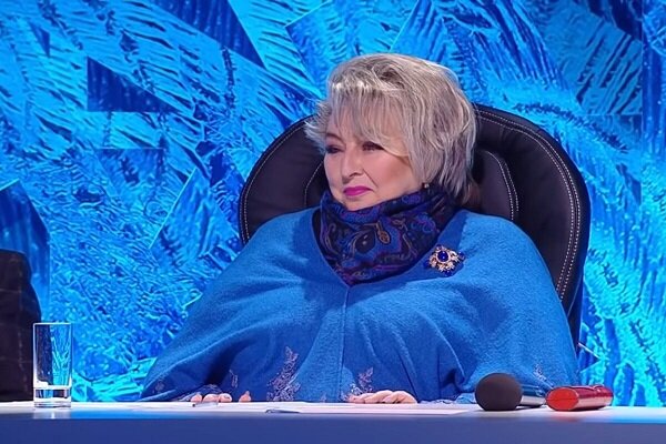 Татьяна Тарасова, кадр из телешоу «Ледниковый период»