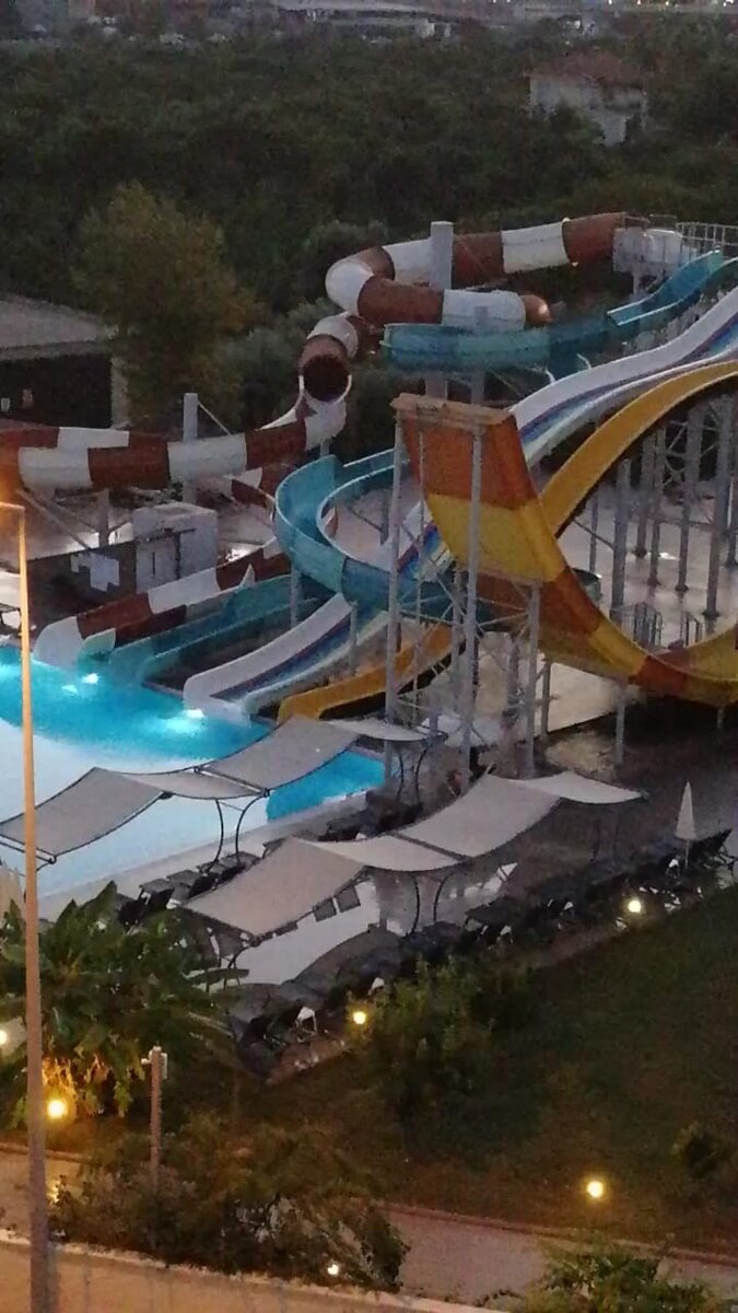 Фото с балкона нашего номера  на аквапарк Senza The Inn Resort&Spa5*