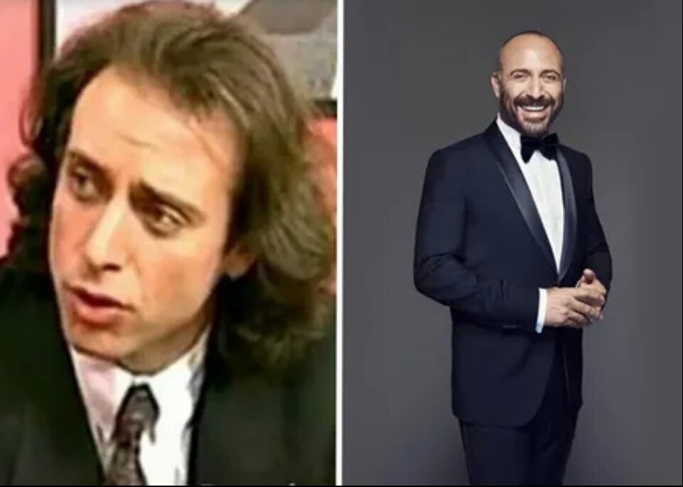 Халит Эргенч в молодости (фото слева) 