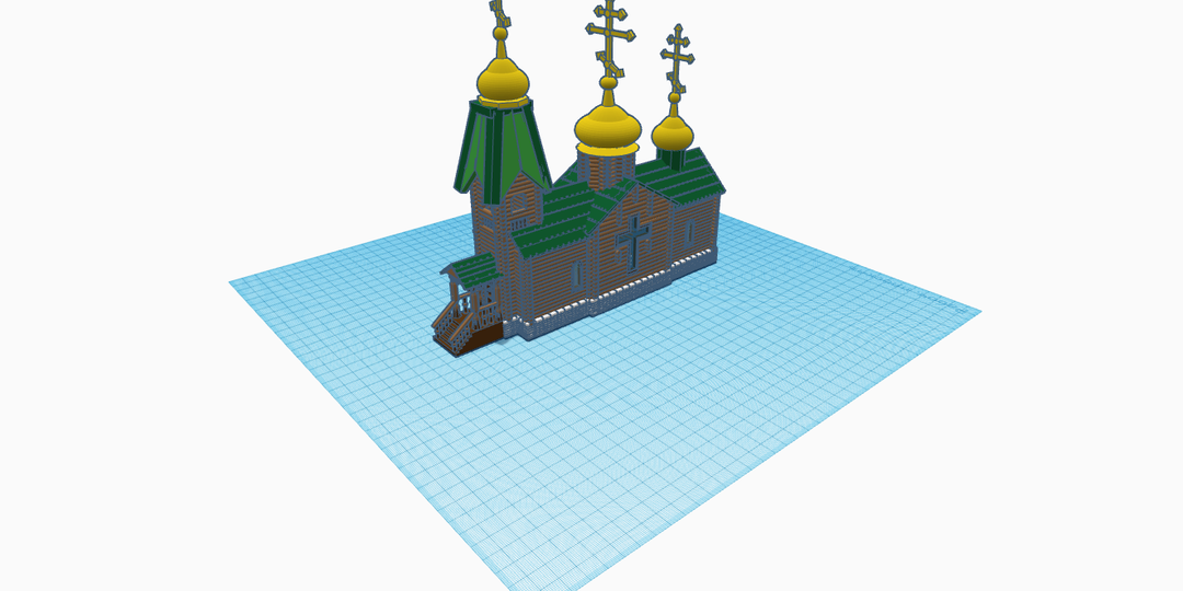 3D модель храма. Архицкая Кристина 9 кл. МБОУ "Оглухинска сош"