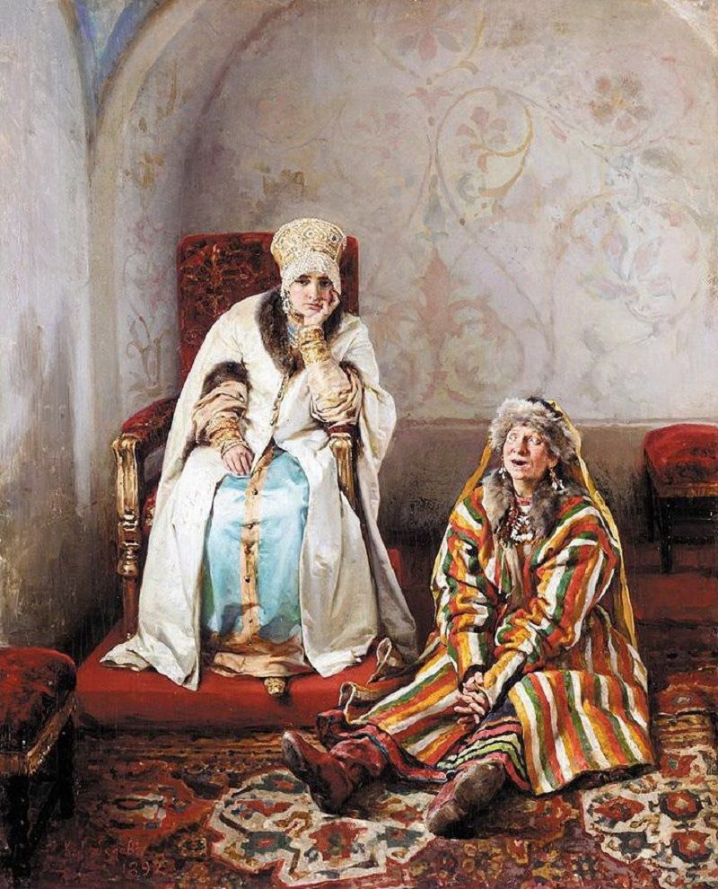 Царевна несмеяна васнецов описание картины