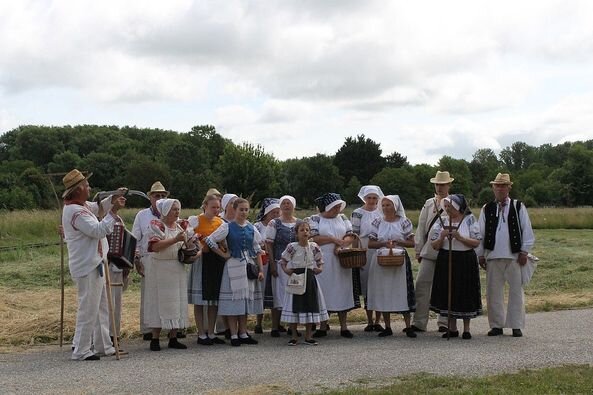 Фестиваль косарей в Зоборе, В Словакии.