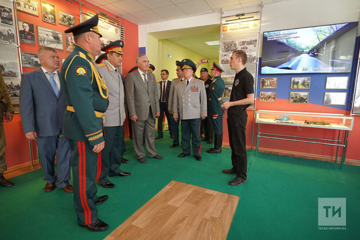 Сегодня по инициативе командующего войсками ЦВО Героя России генерал-полковника Александра Лапина открыли Музей истории и боевых традиций Центрального военного округаФото: © Владимир Васильев / «Татар-информ»
