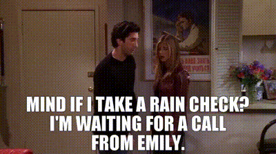 Можно в этот раз я пропущу встречу? Жду звонка от Эмили