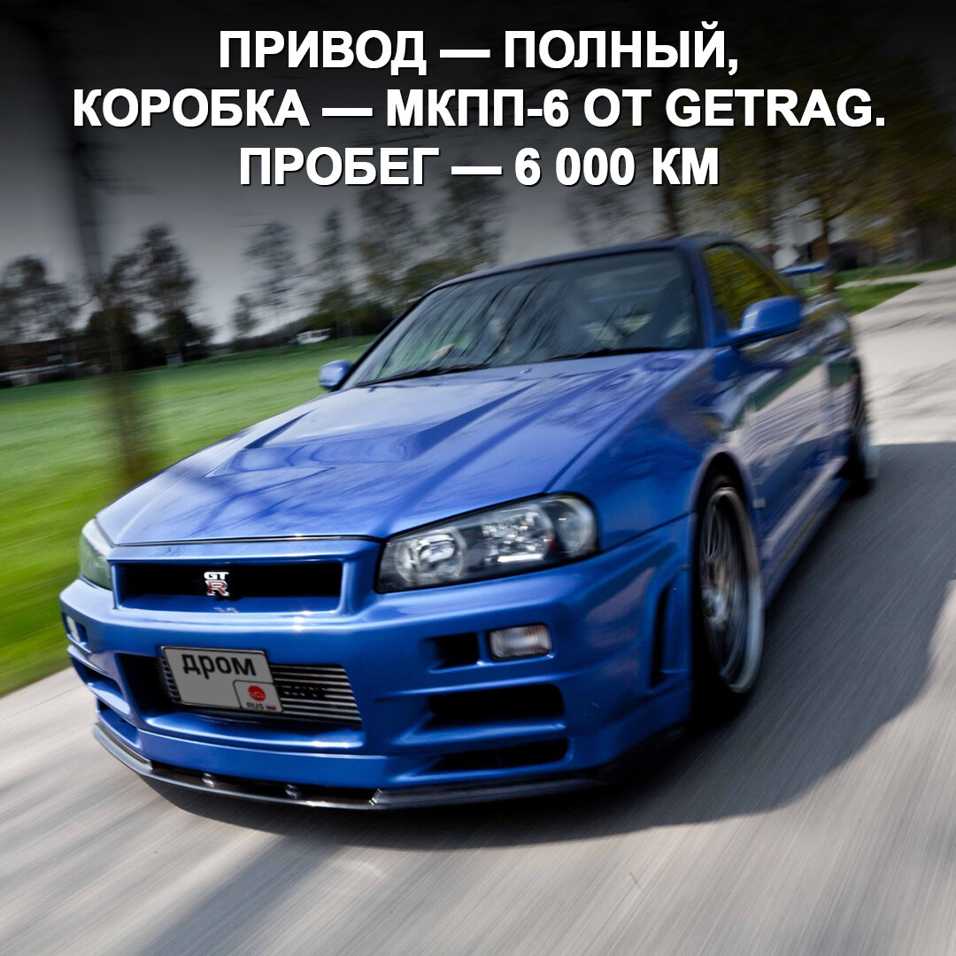 Уникальный Nissan Skyline GT-R R34 появится на аукционе 😳 Это машина Пола  Уокера, на которой он гонял в «Форсаже 4» | Дром | Дзен