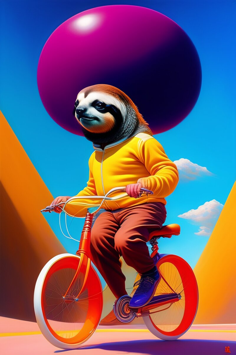 Жил-был ленивец по имени Сэмми. Сэмми был медлительным и ленивым, и все остальные животные в джунглях смеялись над ним за его медлительность. Ему было стыдно и неловко, и он больше всего на свете хотел быть быстрее и спортивнее. 
Однажды Сэмми гулял и наткнулся на гонку. Все остальные животные бегали, прыгали и демонстрировали свои навыки. Сэмми почувствовал приступ зависти и пожалел, что тоже не может участвовать.

Однако он знал, что никогда не сможет угнаться за другими животными. Но затем мудрая старая сова сказала ему: «Сэмми, у каждого есть свои сильные стороны. Чтобы стать спортсменом, не нужно быть быстрым. Нужно просто найти для себя подходящий вид спорта».

Сэмми принял совет совы близко к сердцу и начал заниматься разными видами спорта. Он попытался бежать, но был слишком медленным. Он пытался прыгать, но у него была слишком плохая координация. Но затем он обнаружил кое-что, в чем он был действительно хорош: скалолазание.

Сэмми тренировался каждый день, с легкостью лазая по деревьям и лианам. Он стал настолько опытным, что смог победить самых быстрых обезьян в гонке по скалолазанию. Другие животные были поражены тем, как хорошо справился Сэмми, и поняли, что все это время недооценивали его.

С того дня Сэмми больше не был медлительным и ленивым ленивцем, каким он был когда-то. Он был спортсменом и гордился тем, чего добился. Он обнаружил свои сильные стороны и использовал их, чтобы добиться успеха, и стал источником вдохновения для всех других животных в джунглях.

Итак, ленивец Сэмми выиграл еще много гонок и стал известен как один из величайших альпинистов во всех джунглях. Несмотря на свою медлительность и медлительность, он стал спортсменом и показал, что все возможно, если верить в себя и усердно работать.