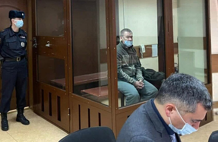    Александр Кравченко (в стеклянном боксе).Пресс-служба Пресненского суда столицы/АГН «Москва»