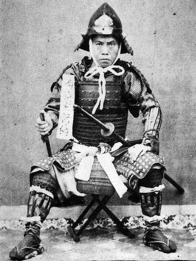 Фото самурая.