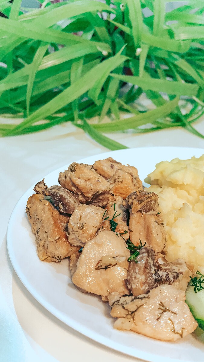 Куриное филе с грибами и сливками рецепт – Европейская кухня: Основные блюда. «Еда»