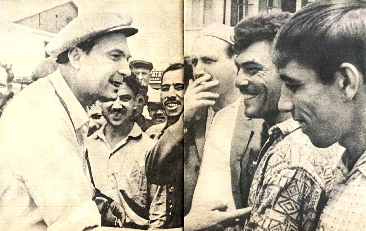 Евгений Матвеев в гостях у нефтяников Каспия