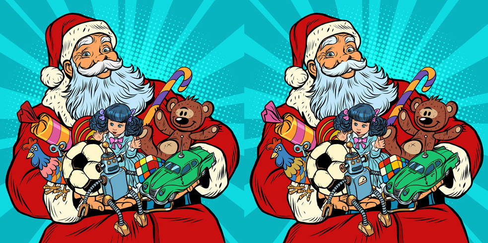 #подарки #найди 5 отличий 