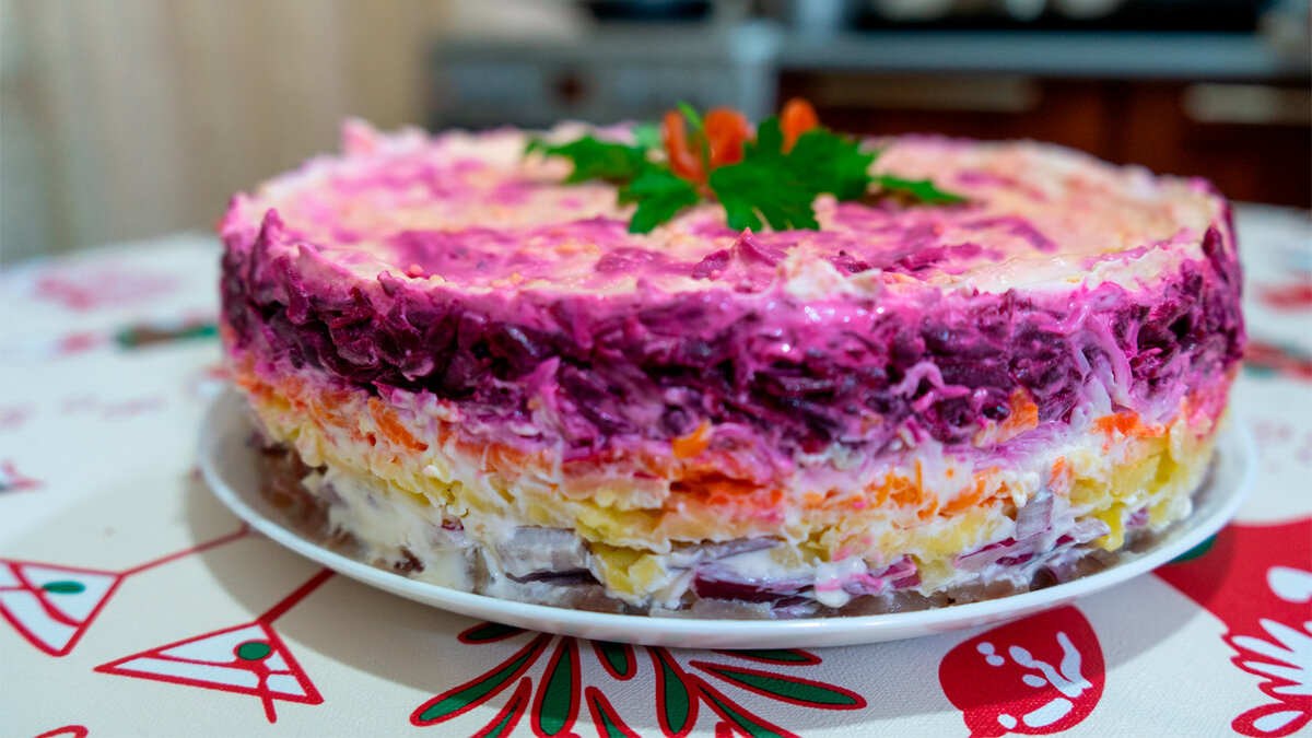 Селедка под шубой слои фото пошагово